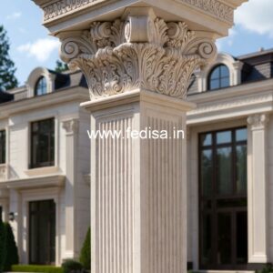 Stylish Marble Column Design PD-12237