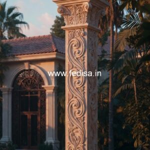 Front Porch Pillar Design Ideas PD-12338