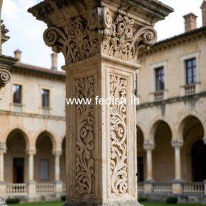 Wooden Pillar Designs That Feel Warm & Luxurious PD-12592