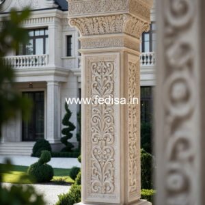 Brass Pillar Designs for a Rich Golden Finish PD-12597