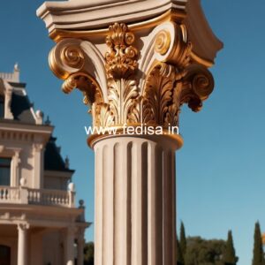 Carved Column Design for Luxury Homes PD-12772