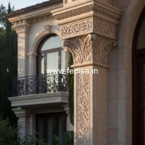 Artistic Wooden Column Design PD-12798
