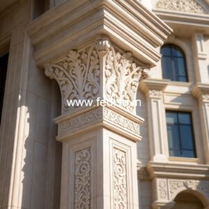 Exterior Column Design for Luxury Villas PD-12826