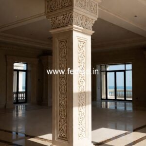 Unique Wooden Column Design PD-12884