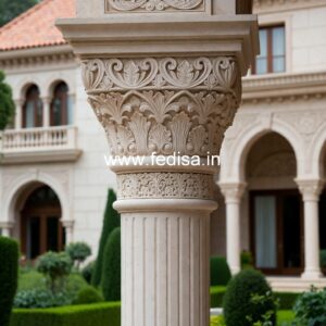 Stylish Pillar Design for Entryway PD-12992