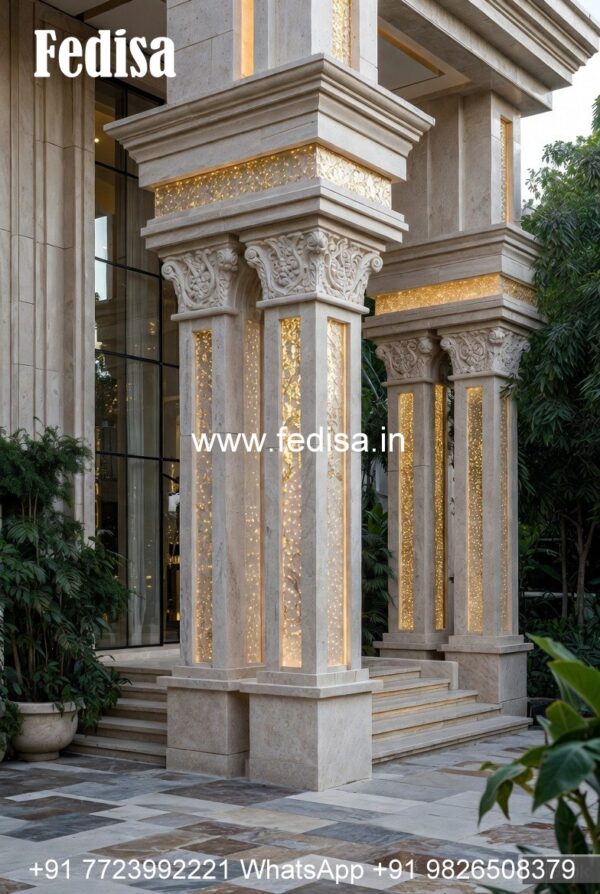 Elegant Interior Column Design Ideas PD-13052 - Fedisa