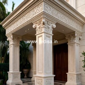 Pillar Design with Stone Finish PD-13189