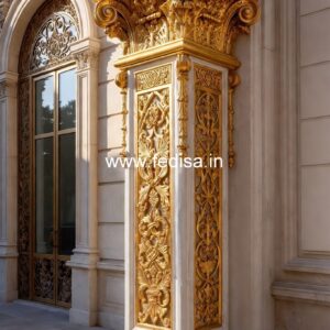 Pillar Design Ideas with Glass Elements PD-13196