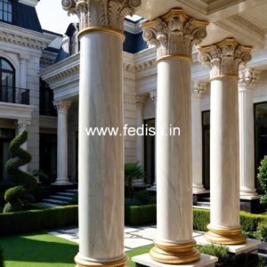 Luxury Carving Pillar Designs for Villas PD-13419