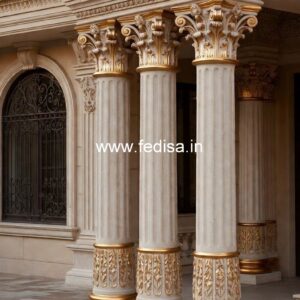 Artistic Wooden Column Design PD-13582
