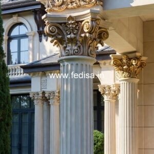 Exterior Column Design for Luxury Villas PD-13610