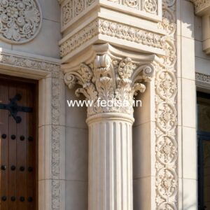 Wooden Pillar Design for Classic Look PD-13680
