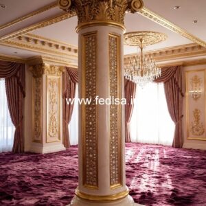 Artistic Wooden Column Design Ideas PD-13792