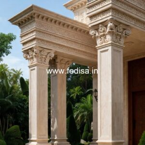 Outdoor Pillar Design for Villas PD-13909
