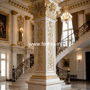 Round Column Design Ideas for Homes PD-13958