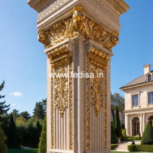 Royal Style Column Design Ideas PD-13977