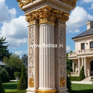 Elegant Wooden Pillar Design Ideas PD-14441