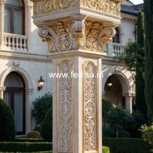 Elegant Pillar Design for Luxury Homes PD-14503