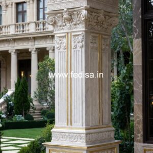 Elegant Exterior Pillar Design PD-14522