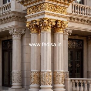 Stylish Marble Column Design Ideas PD-14631