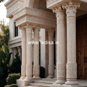 Exterior Column Design Ideas for Villas PD-15119