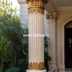 Carved Column Design for Luxury Homes PD-15124