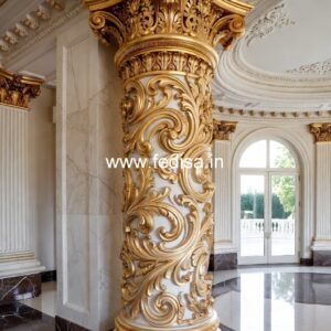 Marble Column Design for Elegant Spaces PD-15217