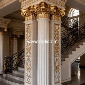 Unique Wooden Column Design PD-15236
