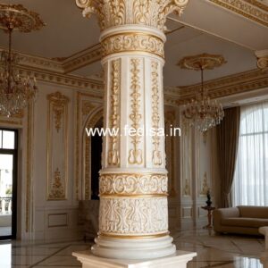 Elegant Exterior Pillar Design PD-15306