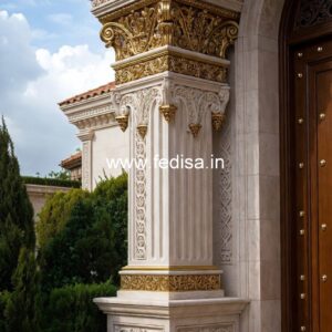 Wooden Column Design for Classic Interiors PD-15323