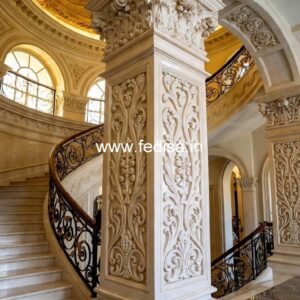 Exterior Column Design for Beautiful Villas PD-15326