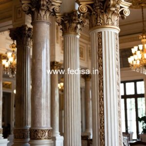 Stylish Pillar Design for Entryway PD-15344