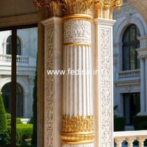 Modern Column Design for Luxury Villas PD-15396
