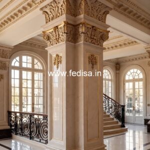 Exterior Pillar Design Ideas for Luxury Villas PD-15440