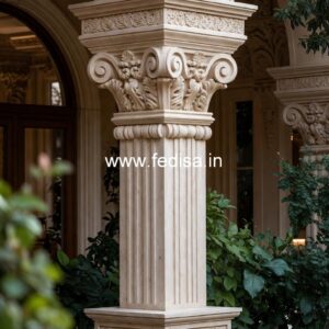 Marble Column Design Ideas for Interiors PD-15464