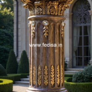 Traditional Carved Wooden Pillars PD-15496