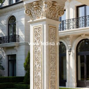 Pillar Design with Carving for Classic Look PD-15524