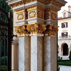 Royal Style Column Design Ideas PD-15545