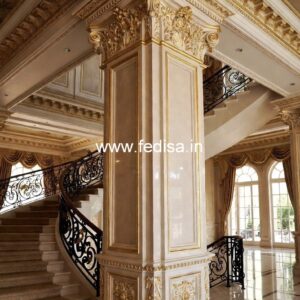 Pillar Design Ideas with Glass Elements PD-15548