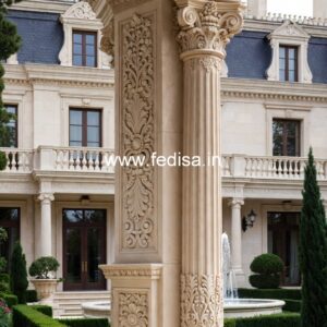 Front Elevation Pillar Designs That Impress Instantly PD-15719