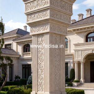 Wooden Pillar Designs That Feel Warm & Luxurious PD-15728