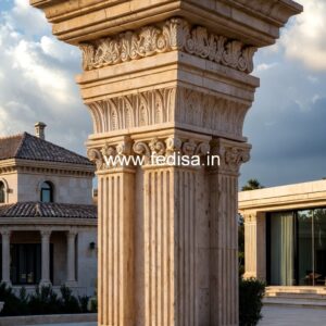 Artistic Column Design for Luxury Villas PD-15916