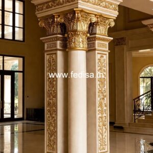 Wooden Carved Column Design Ideas PD-15920