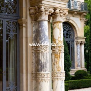 Marble Pillar Design for Royal Look PD-15929