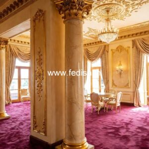 Artistic Wooden Column Design PD-15934
