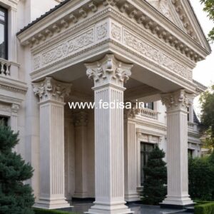 Elegant Wooden Column Design PD-16116