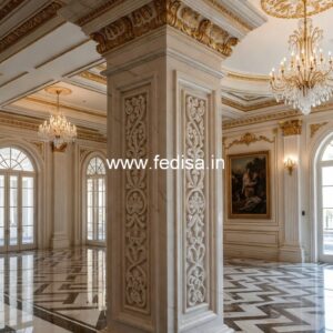 Stylish Wooden Column Design Ideas PD-16133
