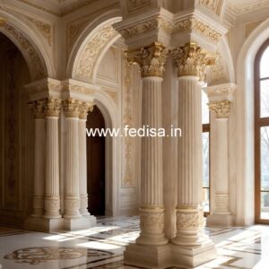 Stylish Marble Column Design Ideas PD-16199
