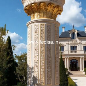 Wooden Pillar Design Ideas for Warm Interiors PD-16229