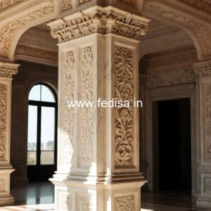 Wooden Column Design for Luxury Home Decor PD-16683